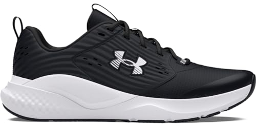 Under Armour Men's UA Charged Commit TR 4 Cross Trainer, Black/Anthracite/White, 12 UK