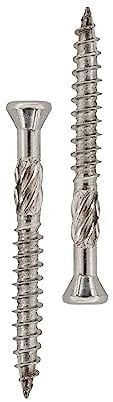 HELPMATE - Vis pour terrasse 5x60 acier inoxydable A2-200 vis pour planches + 2 embouts T25 - Vis pour l'extérieur (construction de terrasses & en bois de construction, abris de jardin etc.)