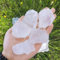 QINJIEJIE 100% Großes Bergkristall Rohsteine Premium Wassersteine Kristalle Steine 4 Stück Natursteine Heilsteine set 4.5-5 cm