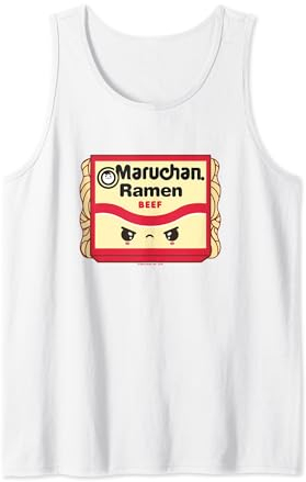 Maruchan Ramen Beef Flavor Angry Kawaii Package Tank Top