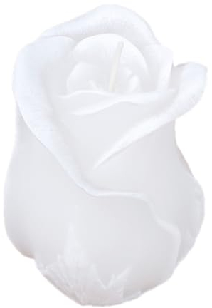 Farbwechselnde Kerze Rose weiß inkl. Box 80x125 mm