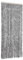 vidaXL Cortina Antimoscas, Persiana de Moscas Mosquitos, Puerta contra Insectos, Protección para Casa, Chenilla Gris Negro y Blanco 56x185 cm