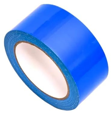 MJJ Fashion Waterproof Strong Gaffer Heavy Duty Adhesive Tape - Multi-Use for Indoor/Outdoor | Ultra Strong and High Strength Duct Tape - Super Sticky (Blue, 48mmx10M)