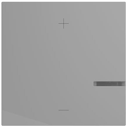 LEGRAND, SEANO Wippe für Tastdimmer, 2-Leiter-Ausführung, inkl. Beleuchtungfenster für Status-LED, Farbe: Aluminium lackiert, 765241