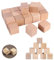 Holz Würfel, Natürliche Bastelwürfel, Mini Blanko Würfel Bastel Holz, Holzwürfel Blanko, Bastelmaterial Holz, für Puzzle, Basteln Malen, DIY Handwerk Dekoration, Nummern-Holzklötze, 30 Stück 3cm