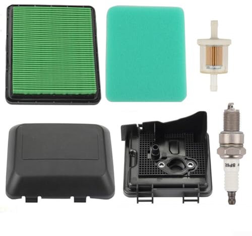 HEBEOT Juego de 1 cubierta de filtro de aire, filtro de aire, repuesto de filtro de combustible, para Honda GC135 GC160 GCV135 para GCV160 HRB216 GCV190