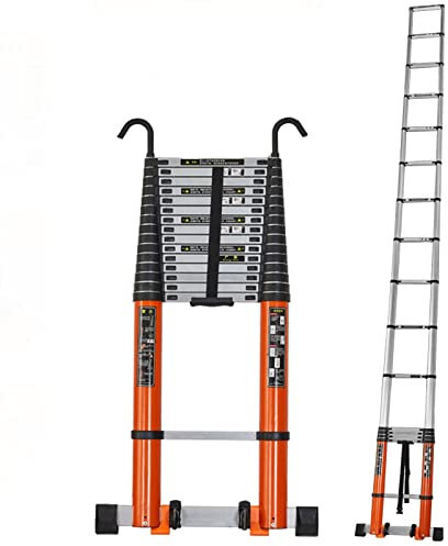 LWHEASY Scala telescopica Scale telescopiche Scala Estensibile Multiuso Scala telescopica Scala telescopica in Alluminio 20 Piedi / 23,6 Piedi / 25 Piedi / 26 Piedi, Scala telescopica Pieghevole per