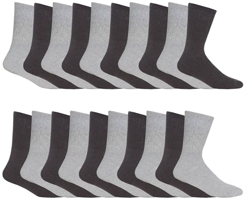 10/20 Pairs Mens Sports Socks Cotton Rich Shoe Size 6-11 | Cushioned sports socks