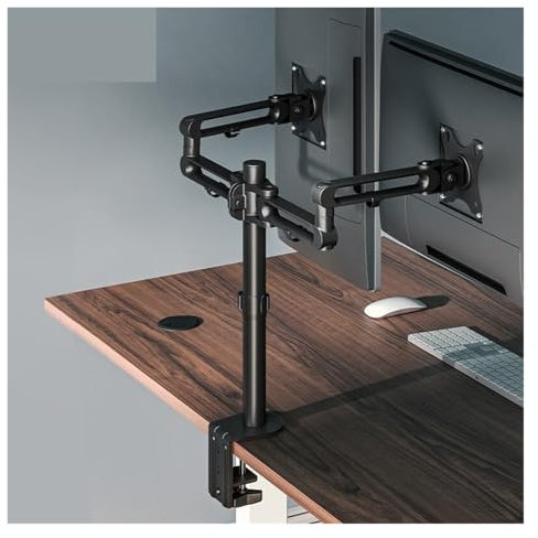 Dual-Monitor-Computermonitor-Standarm-Desktop-Spielbüro-Gimbal-Lift-Desktop