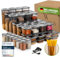 Viwares Vorratsdosen mit Deckel Luftdicht, 48er Vorratsbehälter Set BPA-Frei, Vorratsdose zur Müsli Mehl Aufbewahrung Küche, Praktische Organizer Küche, Frischhaltedosen für Lebensmittelaufbewahrung