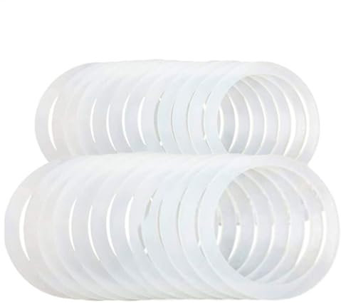 Joints de rechange en caoutchouc pour bocaux en verre – 10 joints en caoutchouc pour bocaux de rangement à clip | Joints en caoutchouc irétanches | Joints anti-fuite en silicone pour bocaux à