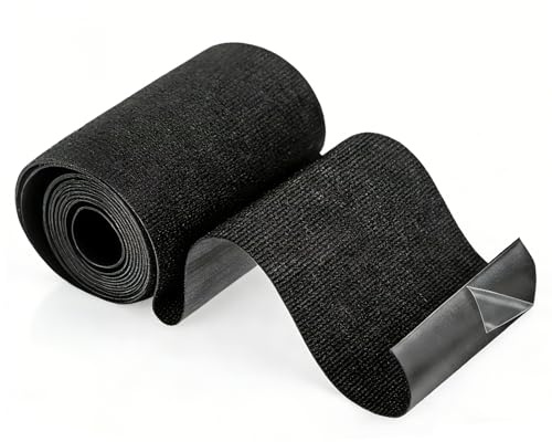 WanderGo Gewebe Reparaturband Schwarz 10cm x 1.6m für Markise Segeltuch Daunenjacke Flicken für Möbel für Risse und Löcher Wasserdicht Waschbar Strapazierfähig Zelt Reparaturset