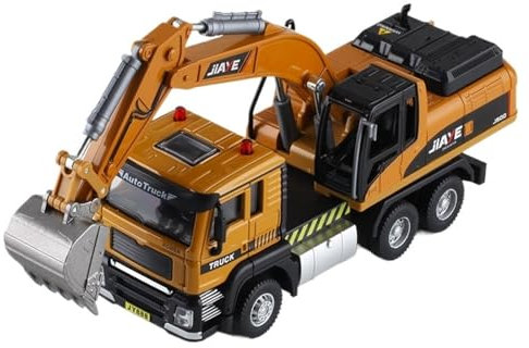 Macchinine in Metallo Pressofuso 1:50 Per Simulazione Veicoli Ingegneristici Modello In Lega Escavatore Giocattolo Con Suono E Luce A Trazione Posteriore Fan Sport Motoristici Corsa