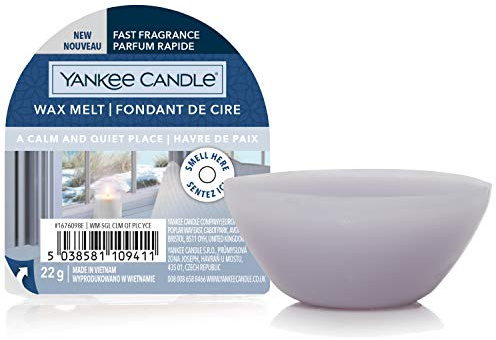 Yankee Candle Wax Melts | A Calm & Quiet Place | Up to 8 Hours of Fragrance | 12 Count