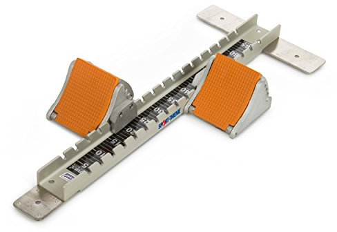 Sport-Thieme Wettkampf-Startblock Super | Für Wettkämpfe geeignet | Aluminium | 9 kg | inkl. Montagewerkzeug | optimale Startposition | 4-Fach verstellbare Neigung | mit Erdankern