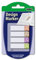 SIGEL HN506 Haftmarker Design Terra, 4 Farben, 80 Streifen im Format 12 x 45 mm