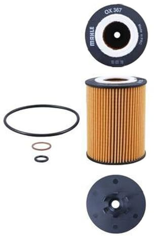 MAHLE OX 367D Ölfilter für BMW 7 (E65, E66, E67) | Kompatibel mit: ALPINA B5, B7, BMW 5, 5 Touring, 6, 6 Cabriolet, 7, X5