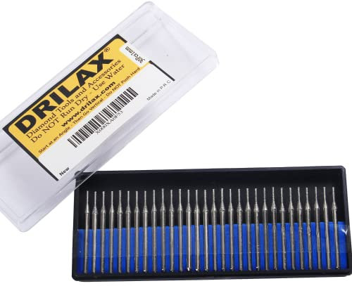 Diamond Juego de brocas para joyería (1 mm), 30 unidades, 1 mm
