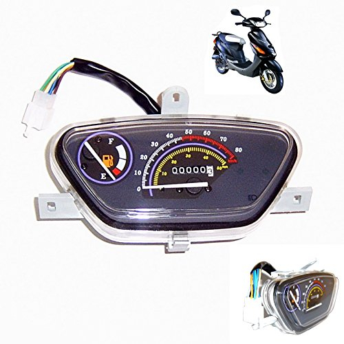 TACHOMETER TACHOEINHEIT GY6 COCKPIT komplett für BAOTIAN QT-9 JINLUN QT-5 BENERO YIYING JINAN QINGQI REX RS KYMCO LEIKE JMSTAR MKS FLEX TECH JACK FOX ERING ROLLER GY6 50ccm