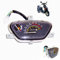 TACHOMETER TACHOEINHEIT GY6 COCKPIT komplett für BAOTIAN QT-9 JINLUN QT-5 BENERO YIYING JINAN QINGQI REX RS KYMCO LEIKE JMSTAR MKS FLEX TECH JACK FOX ERING ROLLER GY6 50ccm