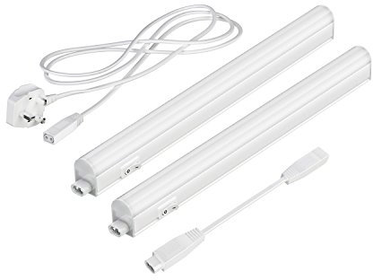 Parlat LED Under-Cabinet Lights Rigel, 31.3cm Each, 445lm Each, White, Set of 2, BS