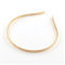 Présentoirs pour Bijoux Accessoires création Serre tête à décorer métal 4 mm (5 pièces) Doré