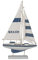 Out of the blue Segelschiff, Beach, Holz, Mehrfarbig, 41 x 25 cm