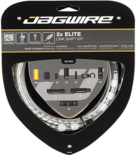 Jagwire Elite Link Shift Kabel-Set für Erwachsene, Unisex, Silber, Einheitsgröße