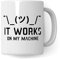 Pagma Druck Taza programadora, regalos de informática divertida, frase informática, taza de programación, idea de regalo, taza de café, administrador del sistema, taza de café