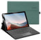 Omnpak Case for Microsoft Surface Pro 7 Plus /7/6 /5/4 with Stylus Holder, Multiple Angle Polyester Slim Lightweight Cover, Compatible with Type Cover Keyboard (Not Include Keyboard)