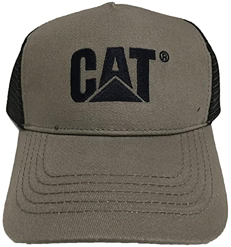 Caterpillar Design Mark Mesh Hat 2128307 Frost Grey