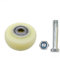 Lot de 2 roulettes en nylon pour canapé-lit 40 mm