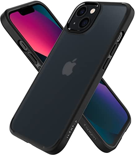Spigen Ultra Hybrid Matte Kompatibel mit iPhone 13 mini Hülle Dünn Hardcase Griffig Handyhülle iPhone 13 Mini-Frost Black