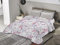 Banzaii Trapuntino Mezza Stagione, Copriletto Primaverile Estivo, Trapuntato Imbottito Matrimoniale 250x260 cm Giada Rosa Made in Italy