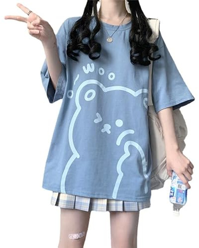 Fairycore Graphic Tees für Teenager, adrette Sweatshirts, Grunge-T-Shirts, übergroße T-Shirts, Kawaii, Baggy-Tops, Y2K, lässiges Oberteil
