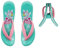 PERFORMORE Flip Flop Strandtuch-Clips (Türkis), 2 Stück, tragbare Handtuchhalter-Clips, sichere Clips für Strandstühle, Deck, Terrasse, Pool, Boot, Kreuzfahrt, Loungesessel, Zubehör