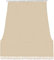 Tenda da Sole per Balcone, 290x290cm, Beige, Tenda da Esterno Balcone, Kit Montaggio Ganci e Anelli Inclusi, Tessuto Resistente, Impermeabile