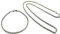 Königskette Massiv Rund 925 Echt Silber oxidiert 2,5 Breite, Halskette (50-60cm Länge) oder Armband (20cm Länge) Kette, mit Schmuckbox, Herren-Schmuck Geschenkidee Vatertag, Männer (50, Halskette)