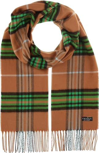 FRAAS Cashmink Schal 35 x 200 cm - Weicher als Kaschmir - Made in Germany - Schal kariert für Damen und Herren - Perfekt für Herbst und Winter Camel Brush