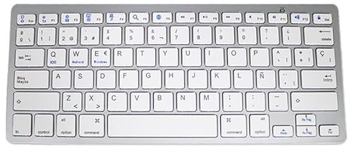 Teclado Slim Bluetooth Cool Blanco (Español)