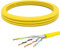 hb-digital Cavo di rete CAT 7, 5 m, cavo di rete LAN, Ethernet, 10 Gbps, AWG23 S/FTP, certificato GHMT, in puro rame, LSZH BauPVO, classe Cca, dati Simplex – giallo