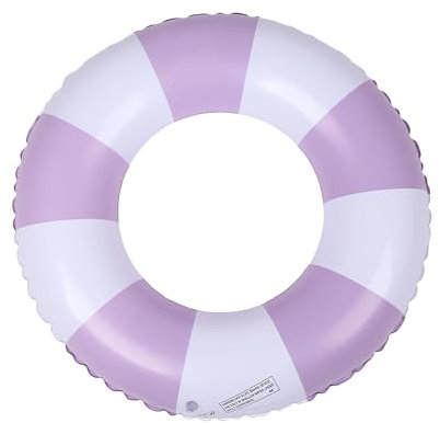 Schwimmreifen Schwimmring Erwachsene Retro-Stil Aufblasbare Schwimmreifen Lustiges Pool Float Spielzeug Schwimm Schwimmbecken Float für Badespaß Sommerpool Strandparty Wasseraktivitäten (lila)