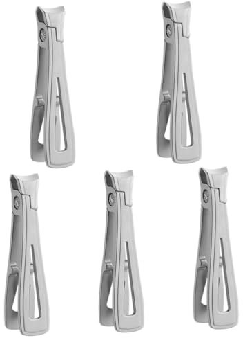 Healvian 5pièces Coupe- Acier Inoxydable Pour Doigts Et Orteils Outil De Manucure Ergonomique Pour Hommes Et Femmes Pratique Et Pour Voyage Et Usage Quotidien