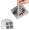 Paquet de 20 Filtres Adhésifs Anti Cheveux Jetables pour Evacuations, Filtre Cheveux Douche et Baignoire, Protection de Drain Filtre Evier Filtres Autocollants Blanc