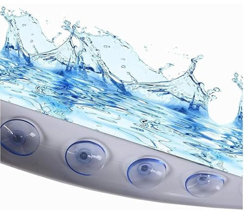 KTLSHY Barriere seuil de Douche Anti débordement Silicone, Seuil de Douche Anti débordement avec Ventouse Seuil De Douche,Barrage d'eau Barrière De Douche pour Humide Et Sec Amovible(Size:100cm/39in)