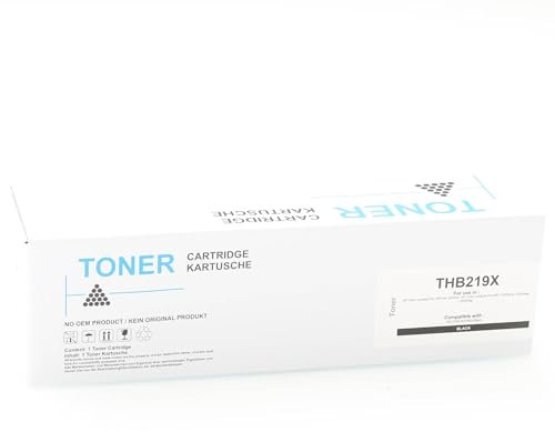 ABC Kompatibler Toner für HP 219X W2190X Schwarz (OHNE CHIP) für HP Color Laserjet Pro 3201dw 3202dw MFP 3302fdng 3302fdwg 330sdwg