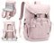 GOLF QUALITY Mochila Mujer, Mochila Portátil 15.6 Pulgadas Mochila PC Impermeable Mochila de Viaje Mochila Trabajo para Viaje Ocio Trabajo Colegio Escuela, Rosa cremosa, 15.6 Pouces