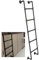 Robuste Wandmontage-Leiter aus Metall für Kellerfenster, 1,2 m 2,4 m, Universal-Hochbett, Feuer, Kletterleiter, platzsparend und langlebig (290 cm)