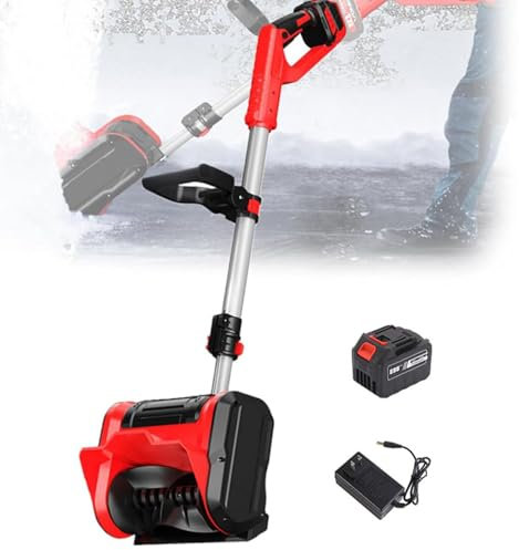 Pala quitanieves eléctrica, soplador de nieve a batería, pala eléctrica inalámbrica para quitar la nieve, pala quitanieves para entradas de vehículos, quitanieves para terrazas, aceras,1Battery