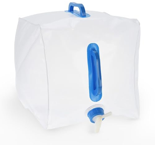 Tool & Tree Faltbarer Wasserkanister – Platzsparendes Design mit praktischem Auslaufhahn, robustem Tragegriff & BPA-freiem Material – Perfekt für Camping, Wandern, Outdoor, Reisen & Festivals (20L)